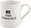 San Francisco Souvenir Mug, Vintage White