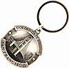 Golden Gate Bridge Keychain - Cut Out Pewter