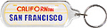 San Francisco License Plate Keychain