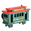 San Francisco Cable Car Magnet, Backed with Bouncing Spring