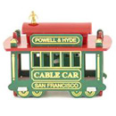 San Francisco 3D Cable Car Magnet