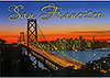 The Golden Gate Bridge Postcard, 4x6