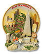 San Francisco Souvenir Plate