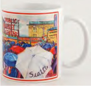 Seattle Market Umbrellas 11oz Mug