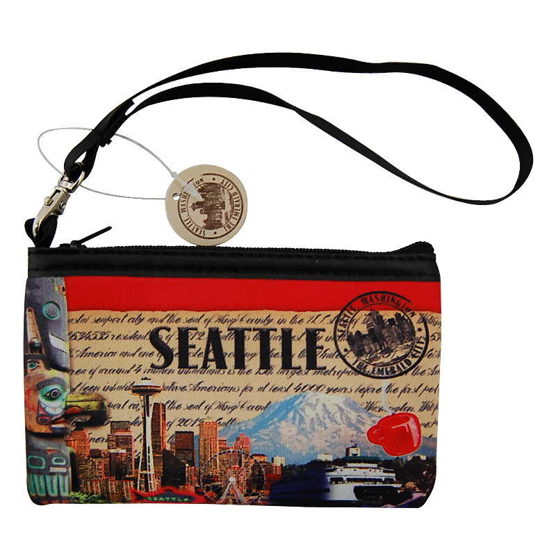 Seattle Themed Wristlet