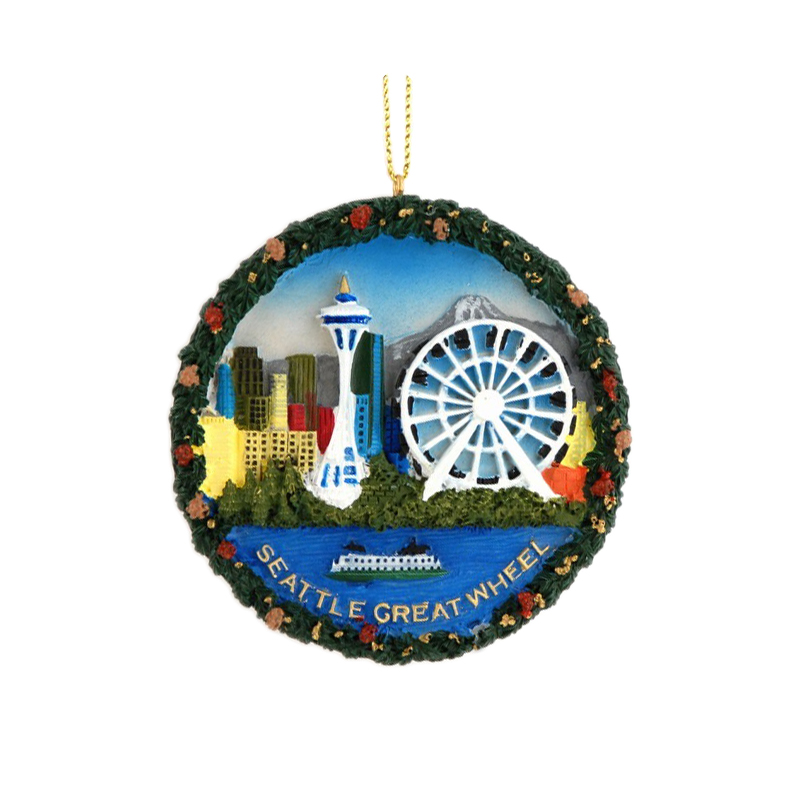 Seattle Great Wheel Ornament,
