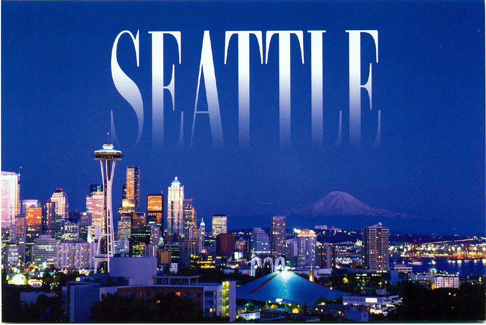 Seattle, Washington Scenic Postcard