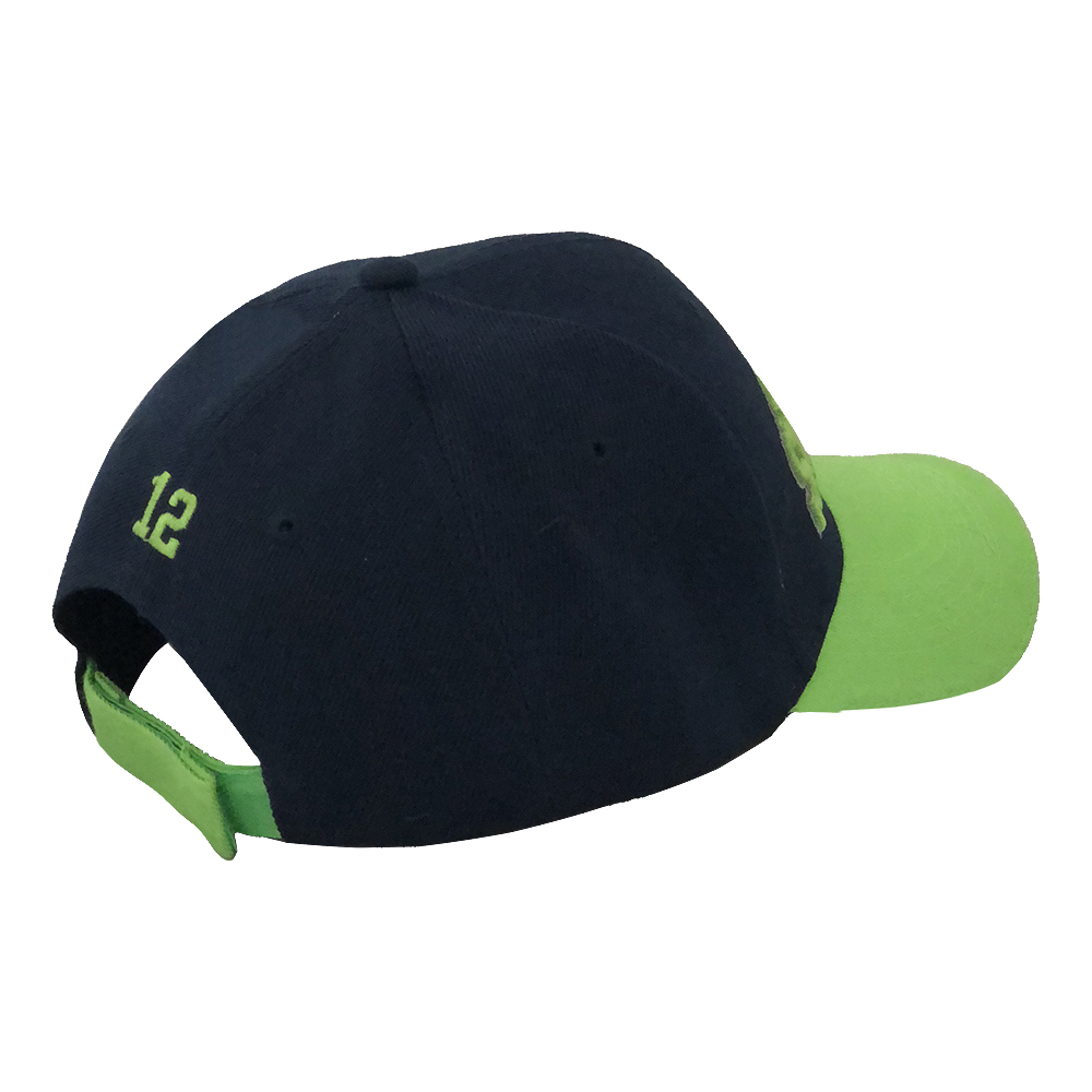 Seattle Baseball Cap, Blue with Green Highlights, photo-1