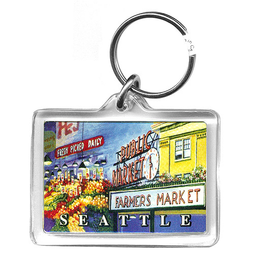 Pike Place Market, Seattle Keychain