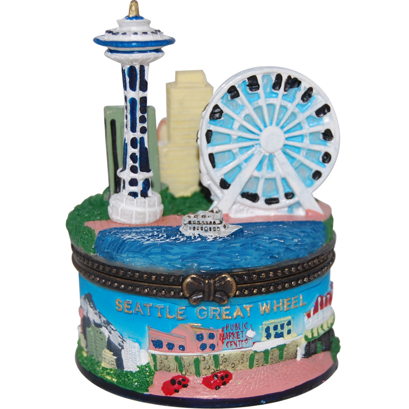 Seattle Great Wheel Trinket Box