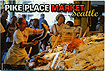 Pike Place Market, Seattle Postcard