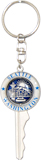 Seattle Navy Blue Spinning Key-Shaped Keychain