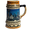 Seattle Miniature Stein 3-1/3H