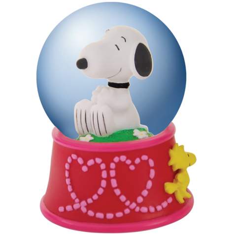 Snoopy Hearts Snow Globe, 45mm