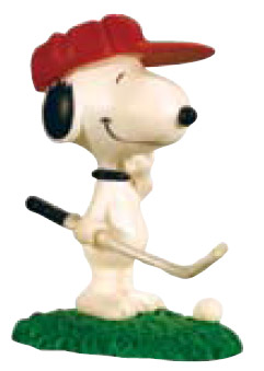 Snoopy Golfer Figurine, 2H