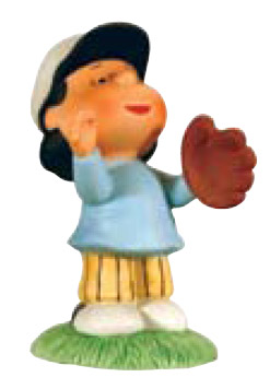 Lucy The Outfielder - Peanuts Character Figurine, 3.5H