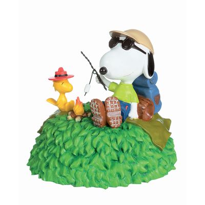 Snoopy Musical Figurine - Camp Out, 4H