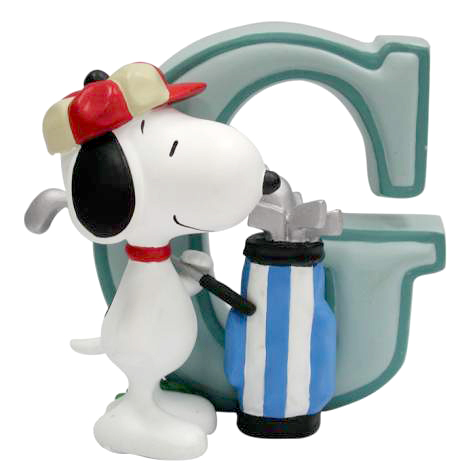 Snoopy Figurine - Letter G