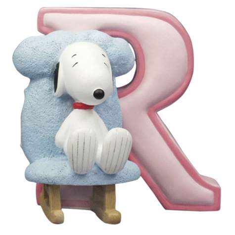Snoopy Figurine - Letter R, 2.75H
