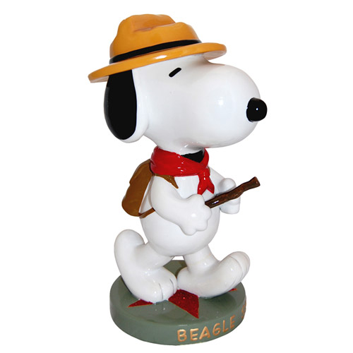 Snoopy Beagle Scout Large Figurine, 12H