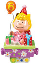 Sally Birthday Train No.6 - Peanuts Character Figurine, 3.75H