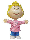 Sally Figurine from Peanuts Characters, 3-3/4H