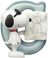 Snoopy Figurine - Letter C