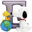 Snoopy Figurine - Letter E