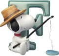 Snoopy Figurine - Letter F