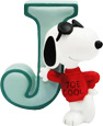 Snoopy Figurine - Letter J