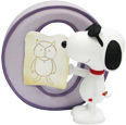 Snoopy Figurine - Letter O
