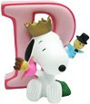Snoopy Figurine - Letter P