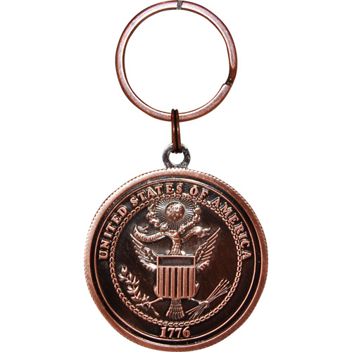 USA Commemorative Abraham Lincoln Penny Keychain, 2D