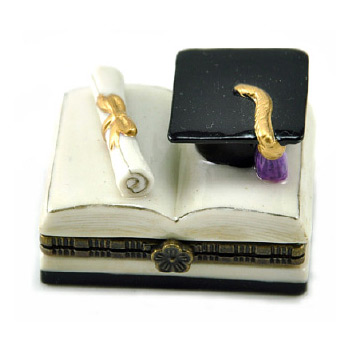 Graduation Gift - Porcelain Trinket Box