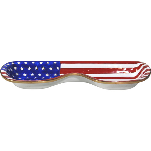 American Flag Enamel Eye Glass Holder, photo-1