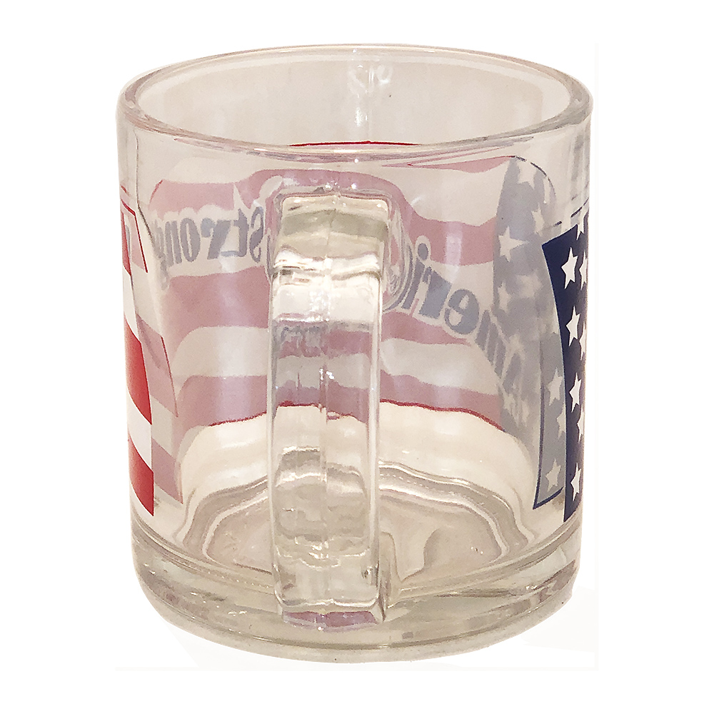 America Strong Glass Coffee Mug, photo-2