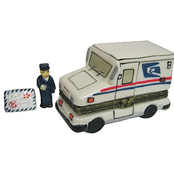 US Mail Jeep Miniature Box - United States Postal Service Gift