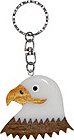 Bald Eagle Figurine Key Chain