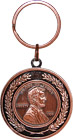 USA Commemorative Abraham Lincoln Penny Keychain, 2D