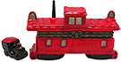 Historical Train Caboose, Trinket Box