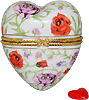 Floral Heart Trinket Box