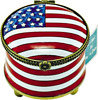 American Flag - Enamel Stamp Holder