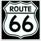 Route 66 Porcelain on Steel Magnet