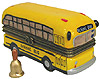 School Bus Miniature Trinket Box