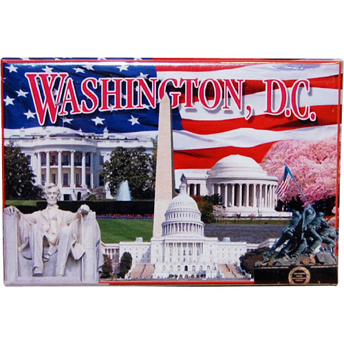 Washington, D.C. Landmarks Collage Postcard Magnet