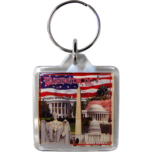 Washington, D.C. Collage Key Chain