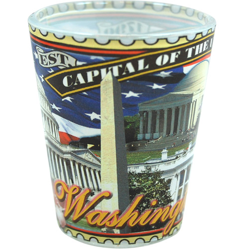 Washington, D.C. Postal Stamp Shot Glass, photo-1