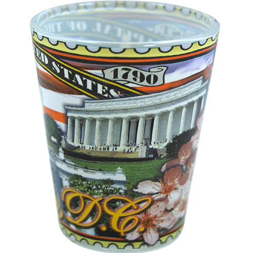 Washington, D.C. Postal Stamp Shot Glass, photo-2