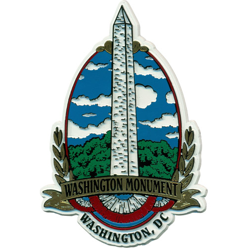 Washington Monument Magnet - Emblem Design