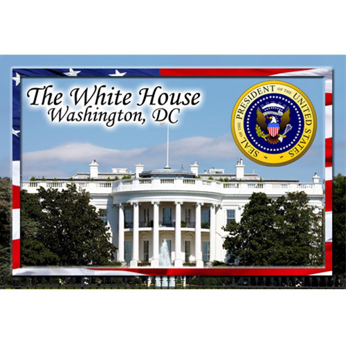 White House Postcard, 4x6